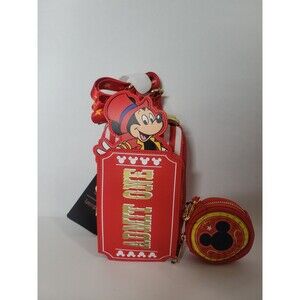 Loungefly Disney Mickey Mouse Circus Ticket Belt Bag with Coin Purse